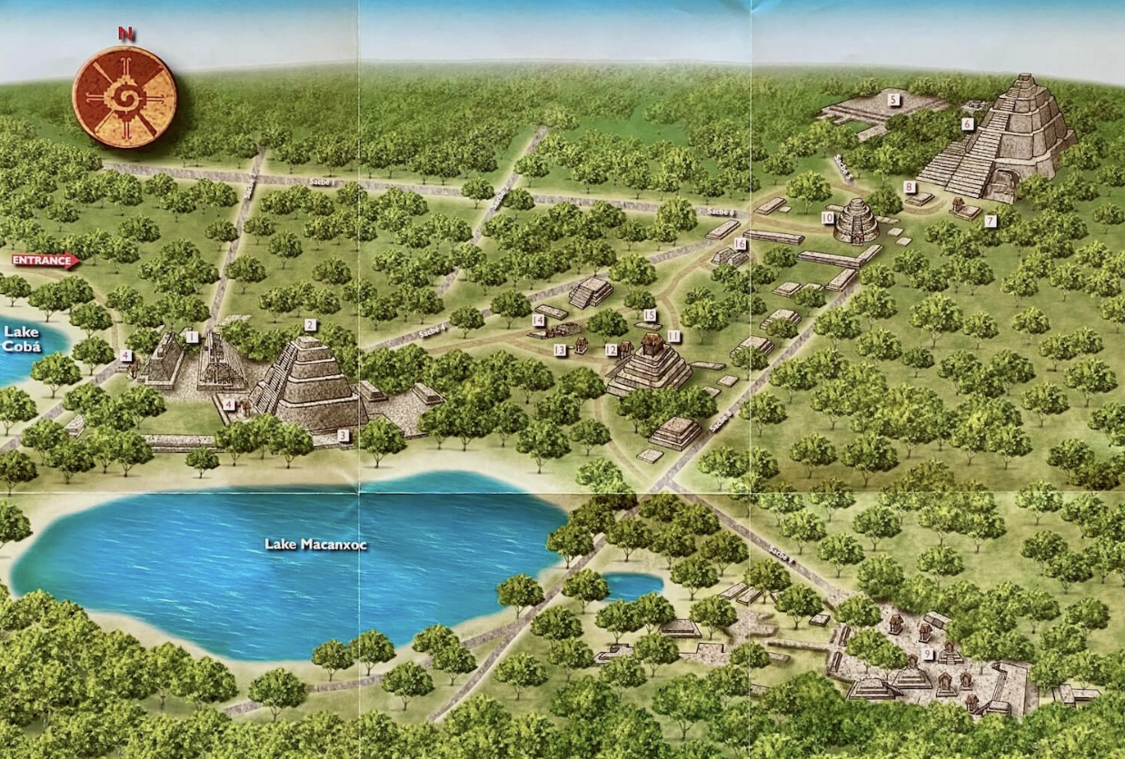 Map of Coba